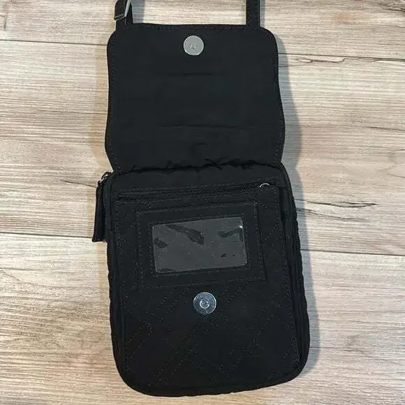 Vera Bradley Black Quilted Mini Hipster - Picture 3 of 6